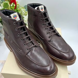 Men’s BALLY PAPHOS leather ankle boots size 13 made in Italy
